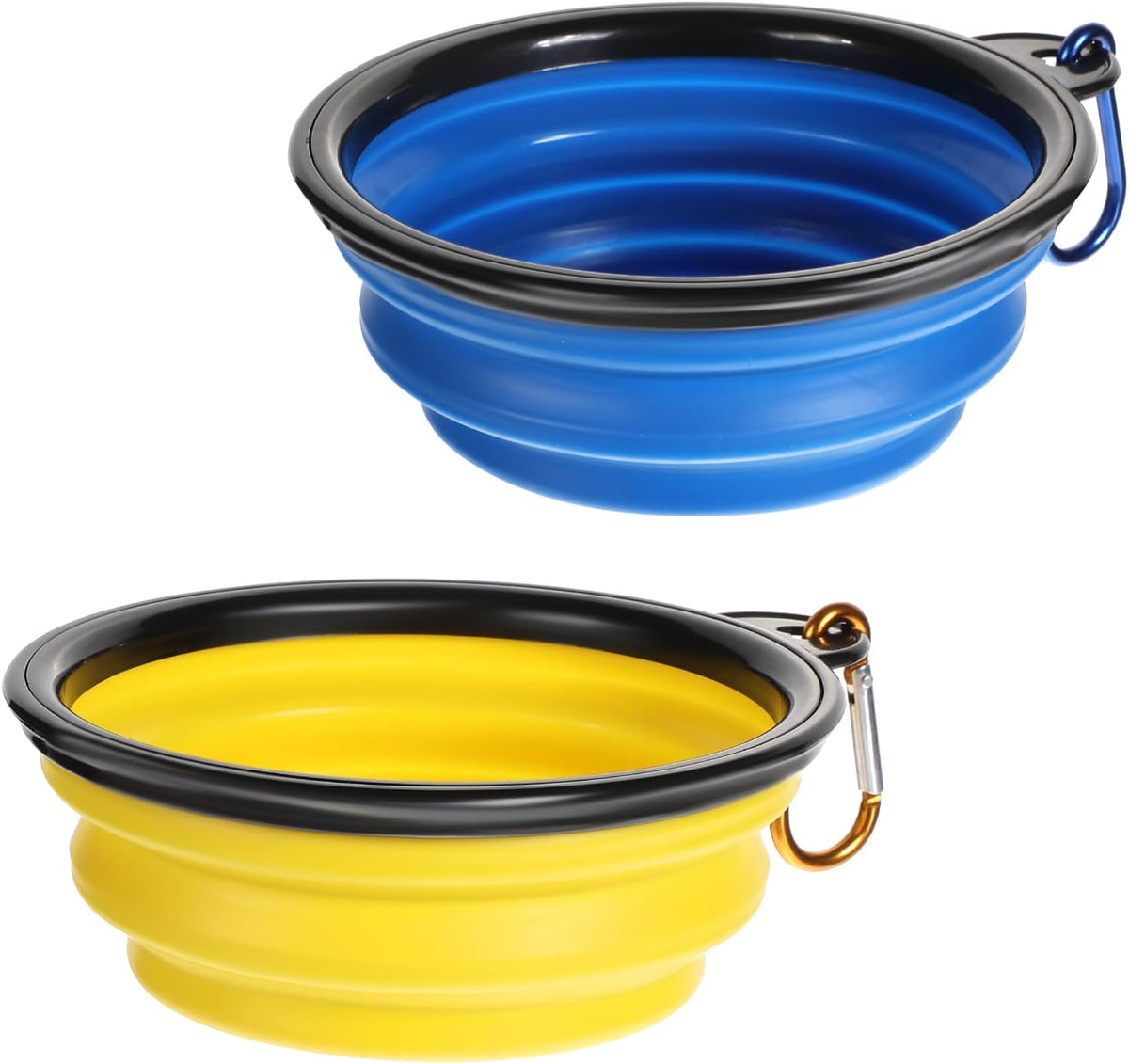 Faltbare Reisenäpfe im 2er-Set – je 350 ml